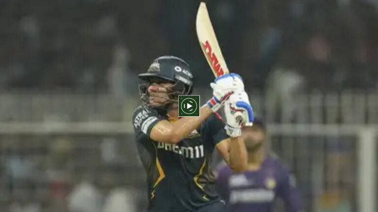 Viral Video :Shubman Gill’s Masterclass Silences KKR