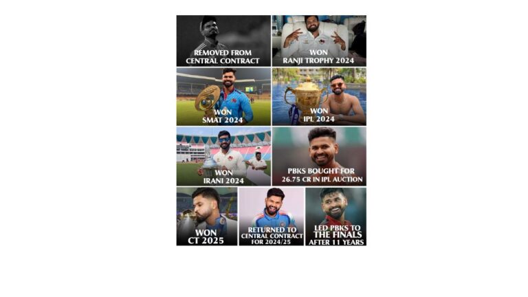 IPL News : Fairytale  of  Sarpanch Shreyas Iyer-The Golden Run of Glory